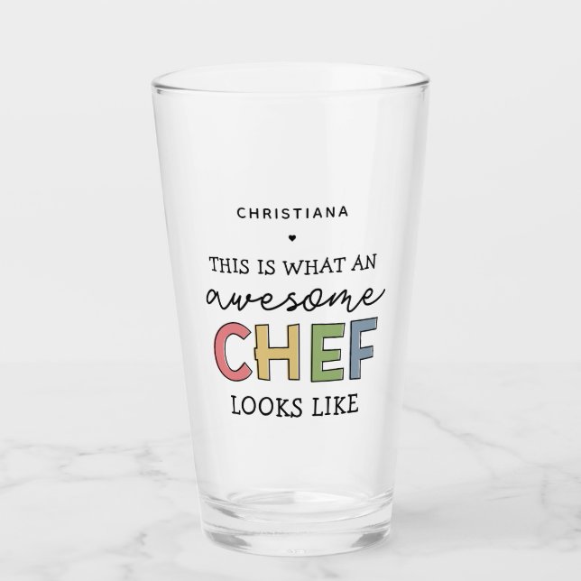Anpassningsbar Fantastisk Chef Gifts | Bästa Chef  Glaskopp (Framsida)