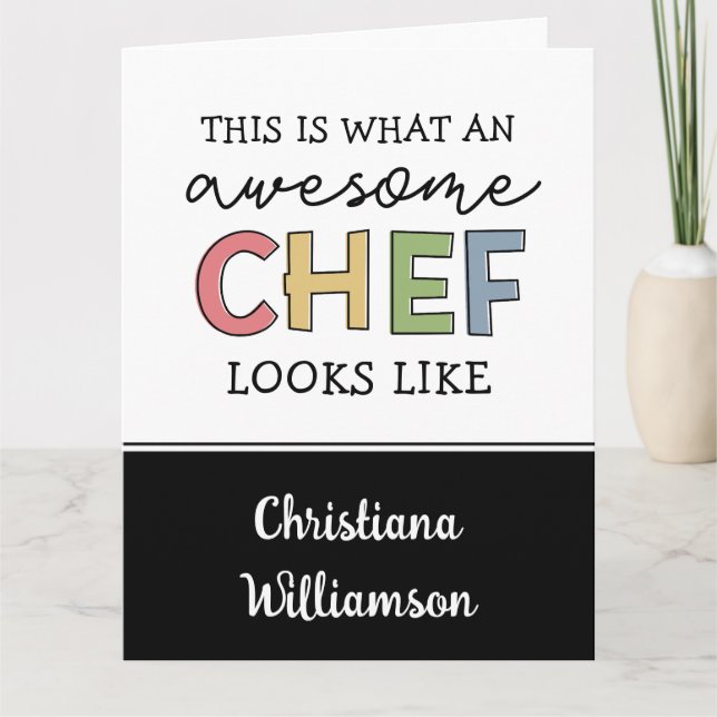 Anpassningsbar Fantastisk Chef Gifts | Bästa Chef  Kort (Framsida)