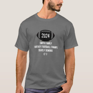 Anpassningsbar Fantasy Football t-shirt