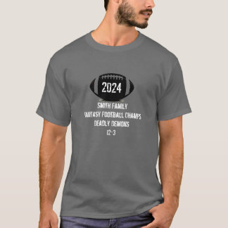 Anpassningsbar Fantasy Football t-shirt