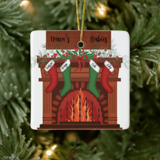 Anpassningsbar Farbarn - julprydnad Julgransprydnad Keramik