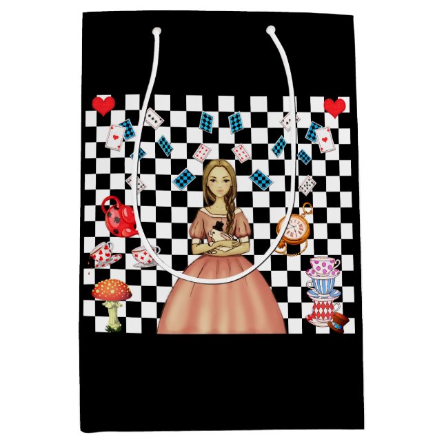 Anpassningsbar Färg Alice i Wonderland Tea Party K (Framsidan)