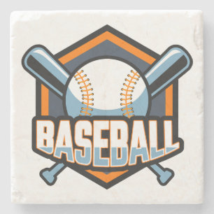 Anpassningsbar Färg Baseball Stenunderlägg