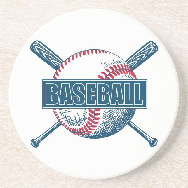 Anpassningsbar Färg Baseball Underlägg (Framsidan)