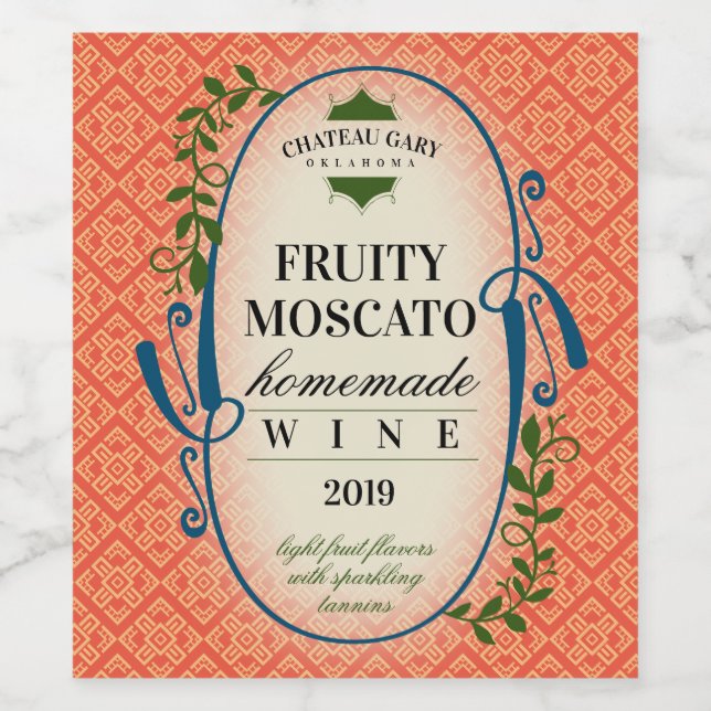 Anpassningsbar färg bröllop hememade vin personlig vinflaska etikett (Singel etikett)