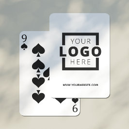 Anpassningsbar Färg Business Logotyp Promotional B Casinokort