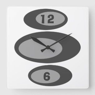 Anpassningsbar Färg - DIY Retro-klockor Fyrkantig Klocka