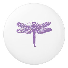 Anpassningsbar Färg Dragonfly Ceramic Knob Knopp