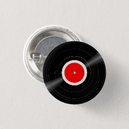 Anpassningsbar Färg etikett LP Vinyl Record PIN-kn Knapp