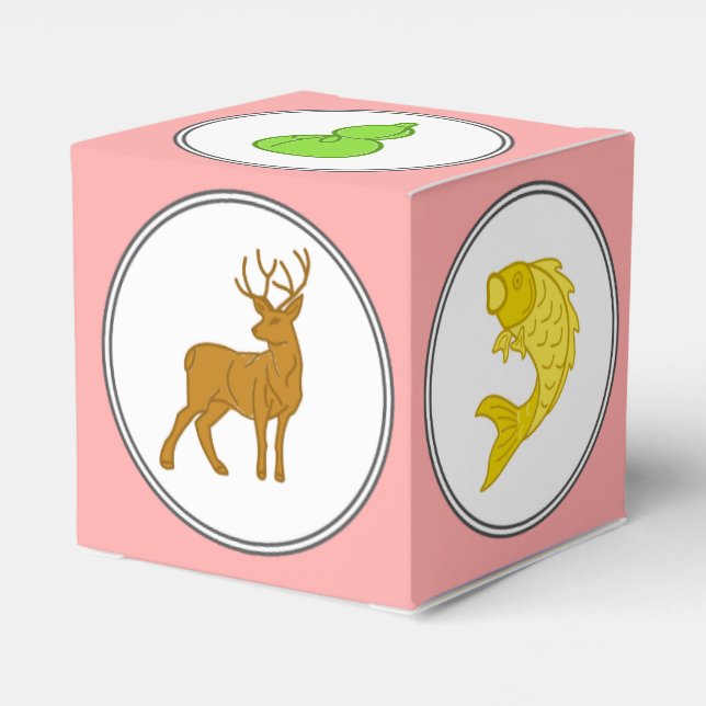 Anpassningsbar Färg Fiskräkor Novelty av lekområde Presentaskar (Baksidan Sidan)