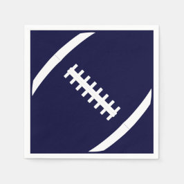 Anpassningsbar Färg Football Team Party Cocktail N Pappersservett