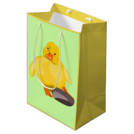Anpassningsbar Färg Gift Bag Gult Duckling