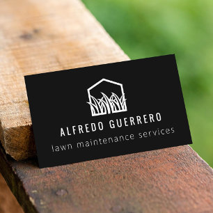 Anpassningsbar Färg Home Gräsmatta Gardener Landsc Visitkort