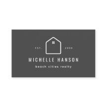 Anpassningsbar Färg House Icon Realtor