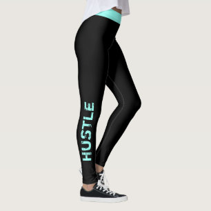 Anpassningsbar Färg   "Hustle" Workout Leggings