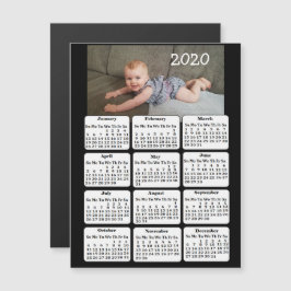 Anpassningsbar Färg Lägg till bild till 2020 Mini  Magnetisk Inbjudningskort