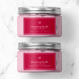 Anpassningsbar Färg Lägg till Linjer för Logotyp Adressetikett