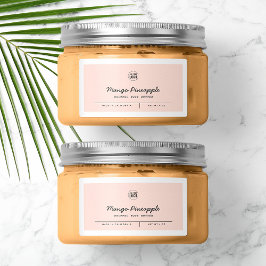 Anpassningsbar Färg Lägg till Linjer för Logotyp Adressetikett