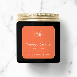 Anpassningsbar Färg Lägg till Logotyp Linjer produ Fyrkantigt Klistermärke