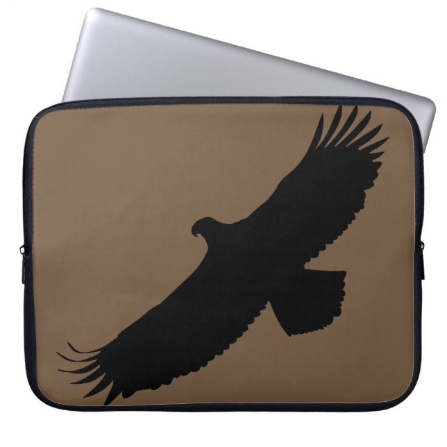 Anpassningsbar Färg Laptop sleeve Eagle Flies - Br (Framsidan)
