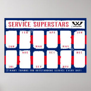 Anpassningsbar färg månatlig fotoigenkänning av me poster