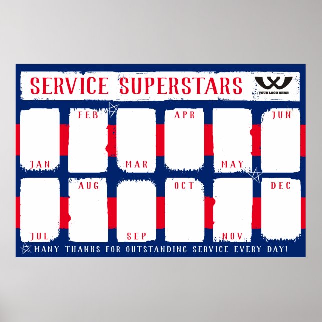 Anpassningsbar färg månatlig fotoigenkänning av me poster (Framsidan)