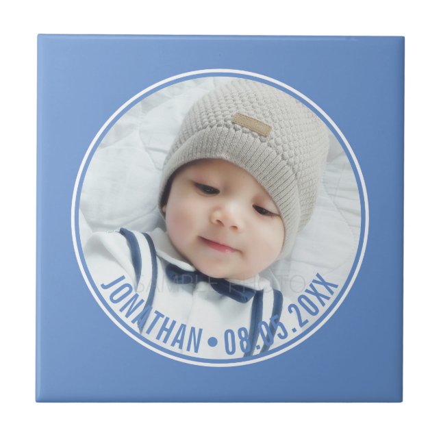 Anpassningsbar Färg med Anpassningsbar Foto och te Kakelplatta (Framsidan)