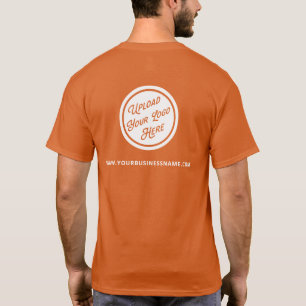 Anpassningsbar Färg med Logotyp och webbplats för T Shirt