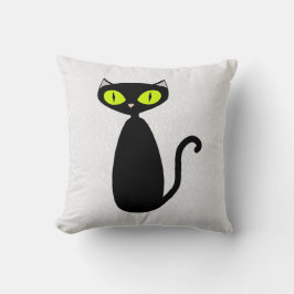 Anpassningsbar Färg Mod Cat Pillow Kudde