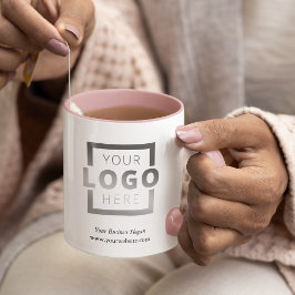 Anpassningsbar Färg PR Business Logotyp Branded Mugg