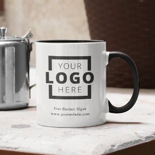 Anpassningsbar Färg PR Business Logotyp Branded Mugg