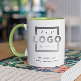 Anpassningsbar Färg PR Business Logotyp Branded Mugg
