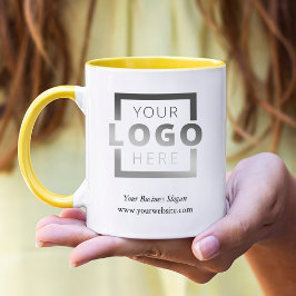 Anpassningsbar Färg PR Business Logotyp Branded Mugg
