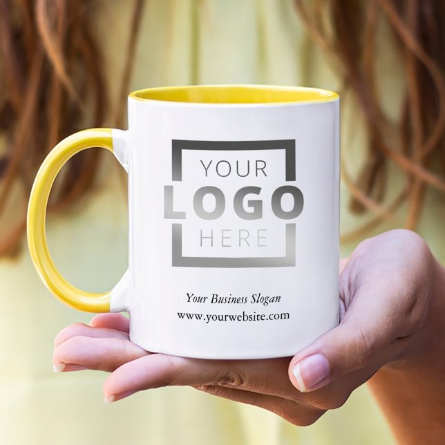 Anpassningsbar Färg PR Business Logotyp Branded Mugg (Skapare uppladdad)