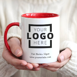 Anpassningsbar Färg PR Business Logotyp Branded Mugg