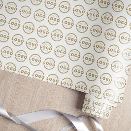 Anpassningsbar Färg PR Business Logotyp Branded Presentpapper