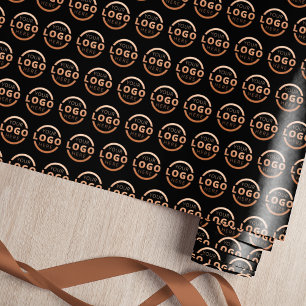 Anpassningsbar Färg PR Business Logotyp Branded Presentpapper