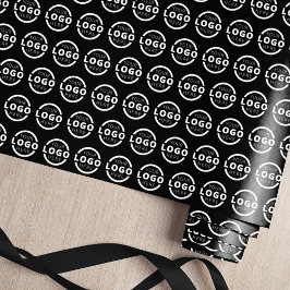 Anpassningsbar Färg PR Business Logotyp Branded Presentpapper