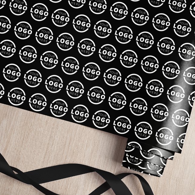 Anpassningsbar Färg PR Business Logotyp Branded Presentpapper (Skapare uppladdad)