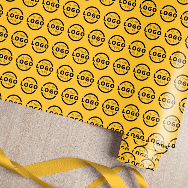 Anpassningsbar Färg PR Business Logotyp Branded Presentpapper (Skapare uppladdad)