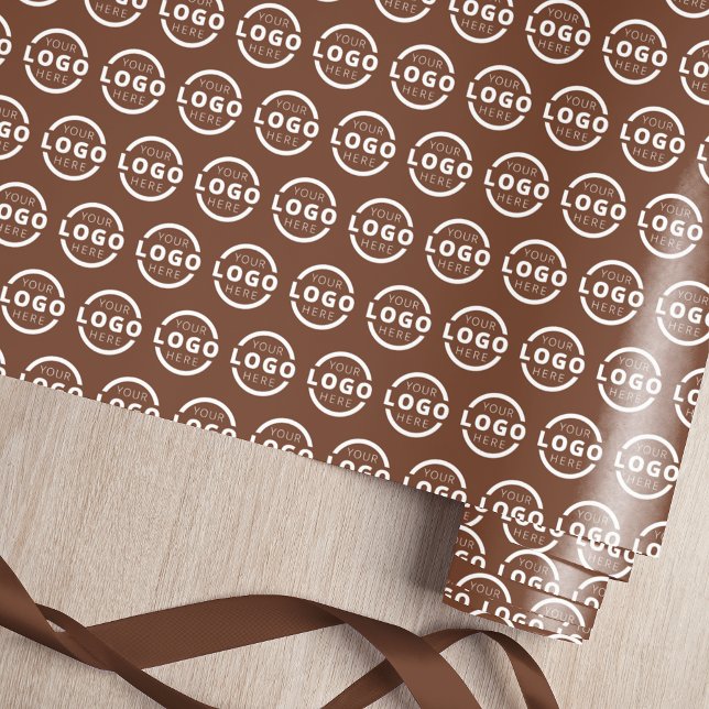 Anpassningsbar Färg PR Business Logotyp Branded Presentpapper (Skapare uppladdad)