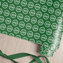 Anpassningsbar Färg PR Business Logotyp Branded Presentpapper