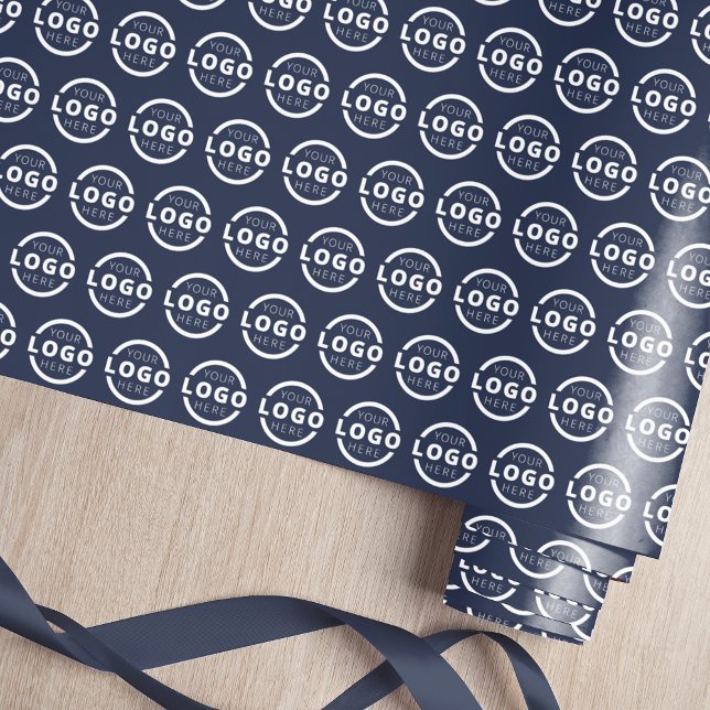 Anpassningsbar Färg PR Business Logotyp Branded Presentpapper (Skapare uppladdad)