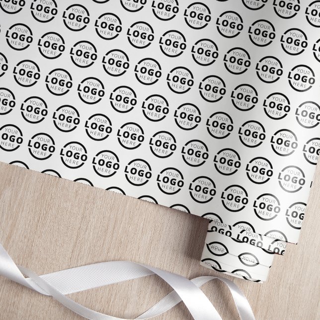 Anpassningsbar Färg PR Business Logotyp Branded Presentpapper (Skapare uppladdad)