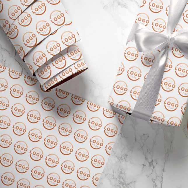 Anpassningsbar Färg PR Business Logotyp Branded Presentpapper (Skapare uppladdad)