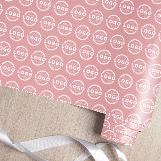 Anpassningsbar Färg PR Business Logotyp Branded Presentpapper (Skapare uppladdad)