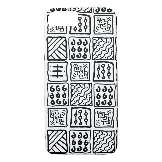 Anpassningsbar Färg primitiv design Fodral Case-Mate iPhone Skal (Baksida)