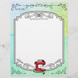 Anpassningsbar färg-reflexanordning för blandarrec