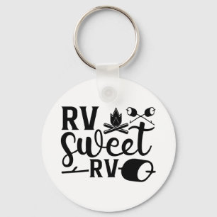 ANPASSNINGSBAR FÄRG RV Sweet RV Camping Nyckelring