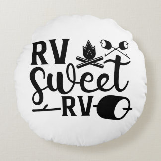 ANPASSNINGSBAR FÄRG RV Sweet RV Camping Rund Kudde